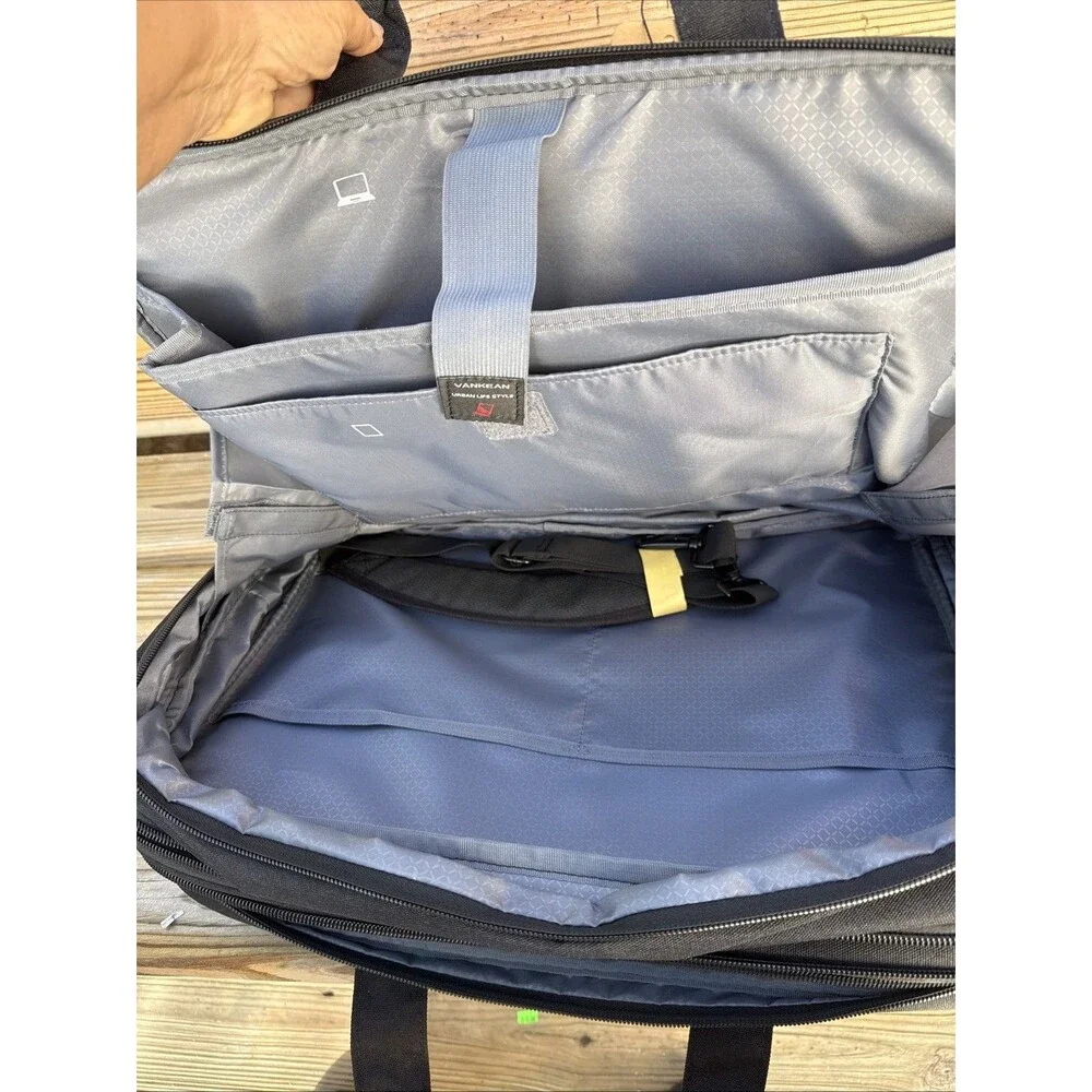 NEW VANKEAN Laptop Briefcase Premium Expands Case Fits Up to 17 Inch Business